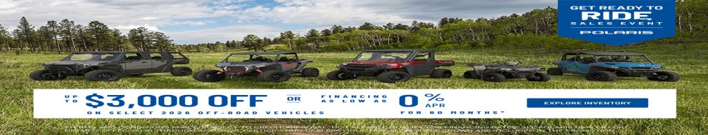 Get Ready to Ride Sales Event