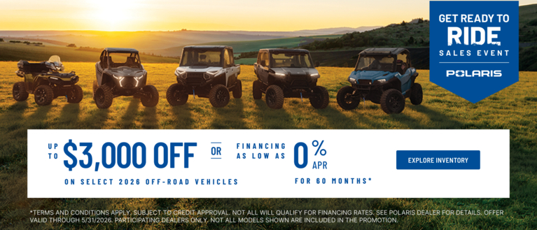 Get Ready to Ride Sales Event